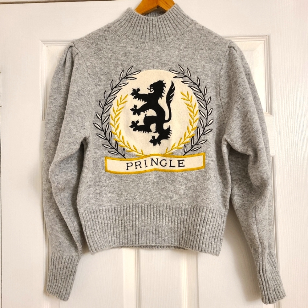 Gray Mockneck Sweater